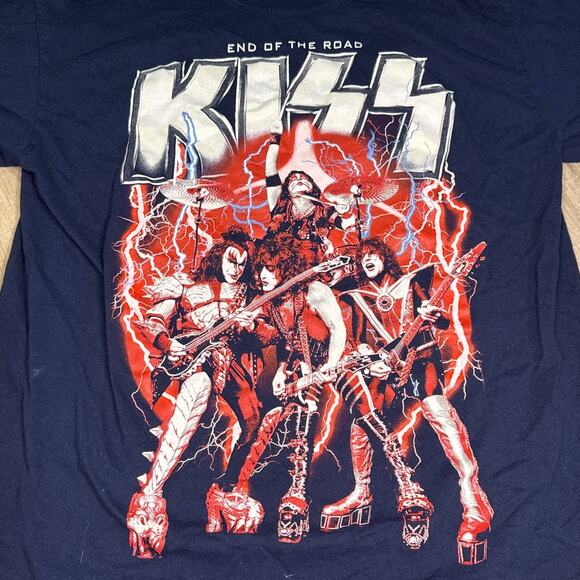 Kiss End Of The Road World Tour Final Tour Ever T-Shirt Size L - Picture 3 of 8